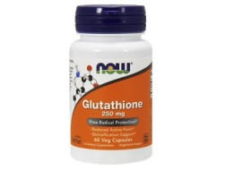 NOW Glutathione 250 mg, 60 vege caps