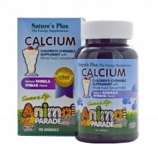 Nature's Plus Source Of Life Animal Parade Calcium (Natural Vanilla Sundae Flavor), 90 chewable tablets