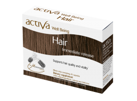 Activa Well-Being Hair, 45 vegetarian capsules