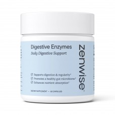 Zenwise Digestive Enzymes Plus Fast-Acting Probiotics, 60 vege caps Zenwise Digestive Enzymes Plus Fast-Acting Probiotics, 60 vege caps